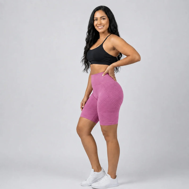 Legging court 3D Cellumove – Rose vif