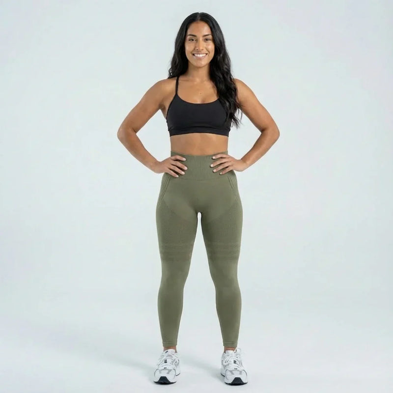 Leggings 3D Cellumove - Vert armée