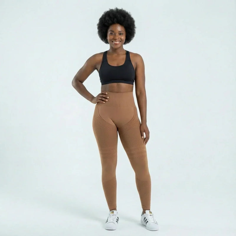 Leggings 3D Cellumove - Marron Café