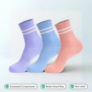 Lot de 1 paire de chaussettes de Compression 3D colorées