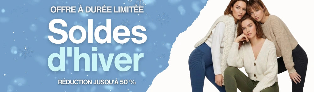 Offre à durée limitée — Soldes d'hiver, réduction jusqu'à 50 %